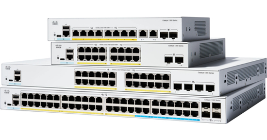 Cisco Catalyst 1300 Managed L2/L3 Gigabit Ethernet (10/100/1000) Power over Ethernet (PoE) Grijs