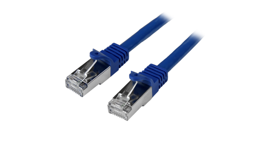 Startech N6SPAT2MBL netwerkkabel Blauw 2 m Cat6 SF/UTP (S-FTP)