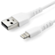 Startech Premium USB-A naar Lightning Kabel 2m Wit - USB Type A naar Lightning Charge & Sync Oplaadkabel - Verstevigd met Aramide Vezels - Apple MFi Gecertificeerd - iPad Air iPhone 12