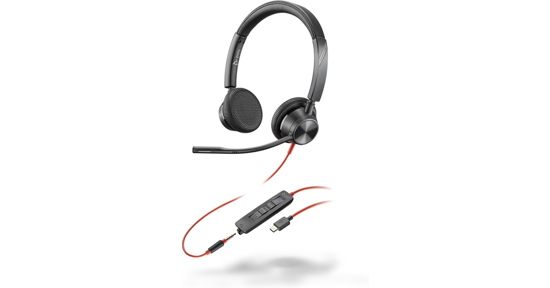 HP 8X222AA hoofdtelefoon/headset Bedraad Hoofdband Kantoor/callcenter USB Type-C Zwart