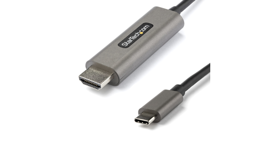 Startech 1m USB-C naar HDMI Kabel - 4K 60Hz met HDR10 - Ultra HD USB Type-C naar 4K HDMI 2.0b Video Adapter Kabel - USB-C naar HDMI HDR Monitor/Scherm Converter - DP 1.4 Alt Mode HBR3