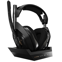 Logitech A50 + Base Station Headset Draadloos Hoofdband Gamen Zwart, Goud