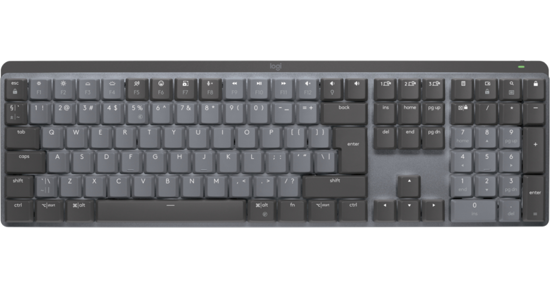 Logitech MX Mechanical toetsenbord RF-draadloos + Bluetooth QWERTY US International Grafiet, Grijs