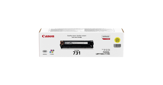 Canon 731 tonercartridge 1 stuk(s) Origineel Geel