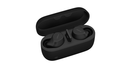 Jabra Evolve2 Buds Headset True Wireless Stereo (TWS) In-ear Oproepen/muziek Bluetooth Zwart