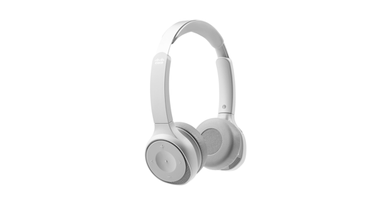 Cisco 730 Headset Bedraad en draadloos Hoofdband Oproepen/muziek Bluetooth Platina