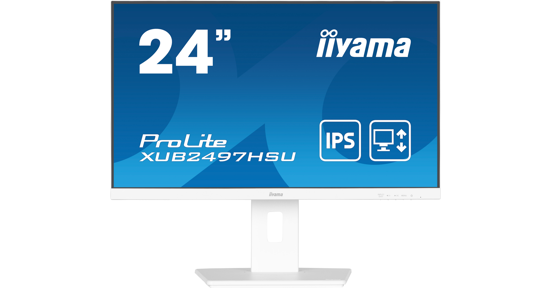 iiyama ProLite XUB2497HSU-W2 computer monitor 60,5 cm (23.8") 1920 x 1080 Pixels Full HD LED Wit