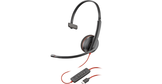 HP Blackwire 3210 Monaural USB-C Headset