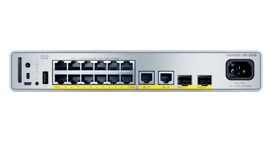 Cisco C9200CX-12P-2X2G-E netwerk-switch Managed Gigabit Ethernet (10/100/1000) Power over Ethernet (PoE)