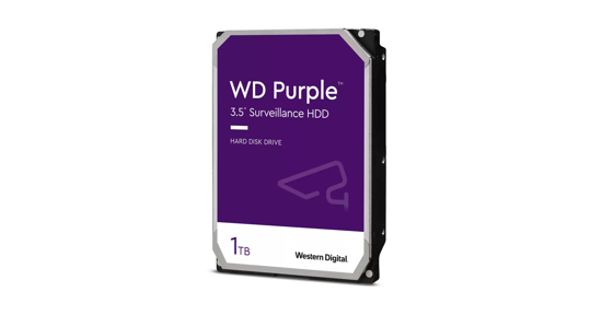 Western Digital Purple WD11PURZ interne harde schijf 3.5" 1 TB SATA III