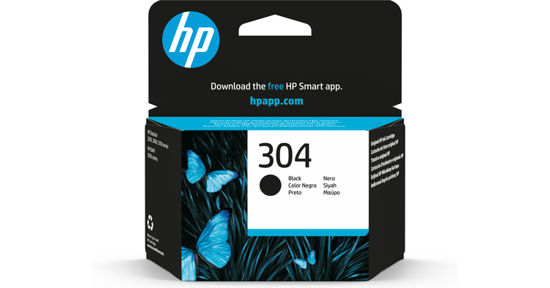 HP 304 originele zwarte inktcartridge