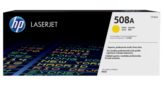 HP 508A originele gele LaserJet tonercartridge