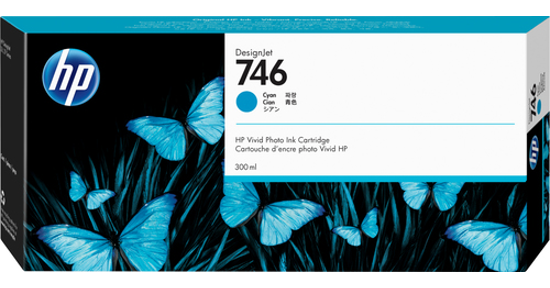 HP 746 cyaan DesignJet inktcartridge, 300 ml