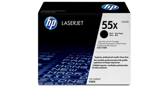 HP 55X originele high-capacity zwarte LaserJet tonercartridge