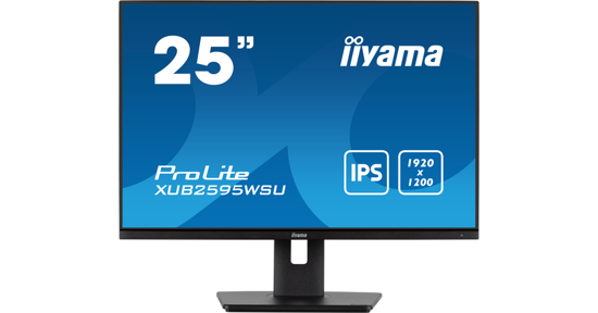 iiyama ProLite XUB2595WSU-B5 computer monitor 63,5 cm (25") 1920 x 1200 Pixels WUXGA LED Zwart