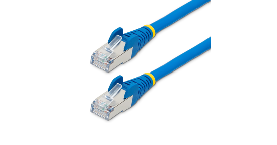 Startech 2m CAT6a Ethernet Kabel, Blauw, Low Smoke Zero Halogen (LSZH), 10GbE 500MHz 100W PoE++ Snagless RJ-45 S/FTP Netwerk Patch Kabel met Trekontlasting, Fluke Tested/ETL