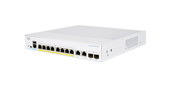 Cisco CBS350-8FP-2G-EU netwerk-switch Managed L2/L3 Gigabit Ethernet (10/100/1000) Zilver