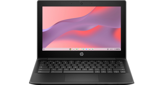 HP Chromebook Fortis 11 G10 Intel® N N100 29,5 cm (11.6") Touchscreen HD 4 GB LPDDR5-SDRAM 32 GB eMMC Wi-Fi 6E (802.11ax) ChromeOS Zwart