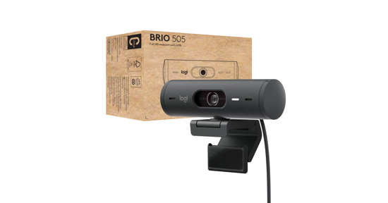 Logitech Brio 505 webcam 4 MP 1920 x 1080 Pixels USB Zwart