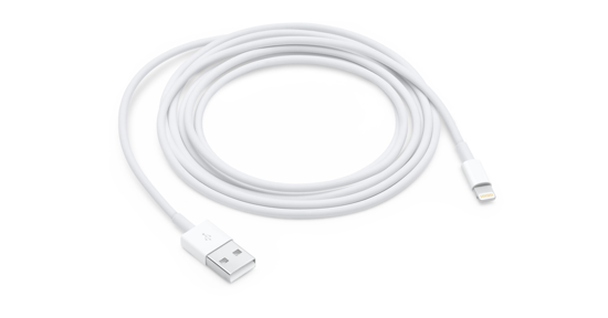 Apple Lightning - USB 2 m Wit