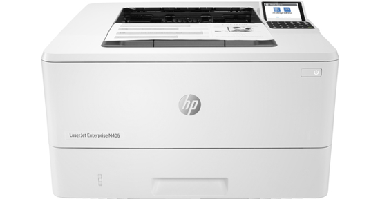 HP LaserJet Enterprise M406dn, Zwart-wit, Printer voor Bedrijf, Print, Compact formaat; Optimale beveiliging; Dubbelzijdig printen; Energiezuinig; Printen via USB-poort aan voorzijde