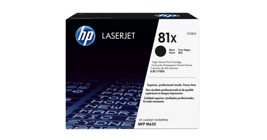 HP 81X originele high-capacity zwarte LaserJet tonercartridge