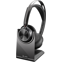 HP Poly Voyager Focus 2 USB-C headset met oplaadstatief