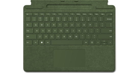 Microsoft Surface Pro Keyboard AZERTY Belgisch  Cover port Groen