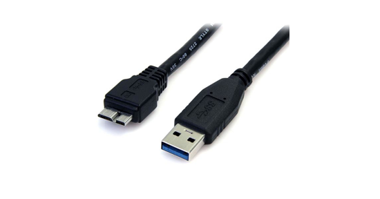 Startech 50 cm zwarte SuperSpeed USB 3.0-kabel A naar micro B M/M