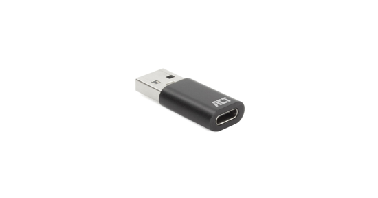 ACT USB-A male naar USB-C female adapter