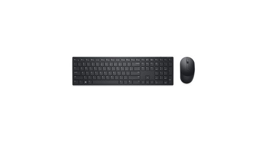 Dell KM5221W toetsenbord Inclusief muis RF Draadloos AZERTY Belgisch Zwart