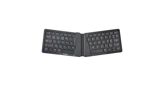 Targus AKF003FR toetsenbord Bluetooth AZERTY Frans Zwart