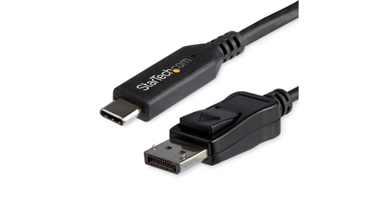 Startech CDP2DP146B video kabel adapter 1,8 m USB Type-C DisplayPort Zwart