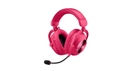 Logitech PRO X 2 Headset Bedraad en draadloos Hoofdband Gamen Bluetooth Magenta