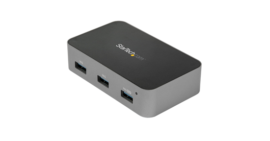 Startech 4 Port USB C Hub me Voedingsadapter - USB 3.2 Gen 2 (10Gbps) - USB Type C naar 4x USB-A - Gevoede Desktop USB Hub met Fast Charging Port (BC 1.2) - Monteerbaar