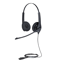 Jabra Biz 1500 Duo QD Headset Bedraad Hoofdband Kantoor/callcenter Zwart