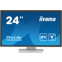 iiyama ProLite computer monitor 60,5 cm (23.8") 1920 x 1080 Pixels Full HD LCD Touchscreen Multi-gebruiker Wit