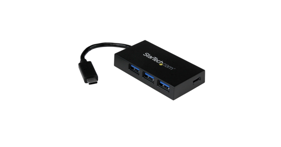 Startech 4-poorts USB C hub - USB-C naar 1x USB-C en 3x USB-A - USB 3.0 hub - 5Gbps