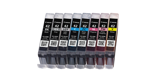 Canon 6384B010 inktcartridge 8 stuk(s) Origineel Normaal rendement Zwart, Cyaan, Grijs, Licht Grijs, Magenta, Foto cyaan, Foto magenta, Geel