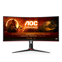 AOC G2 CU34G2X/BK LED display 86,4 cm (34") 3440 x 1440 Pixels Quad HD Zwart, Rood