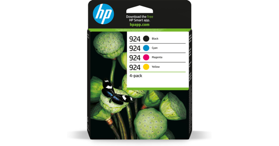 HP 924 originele CMYK-inktcartridge 4 stuks