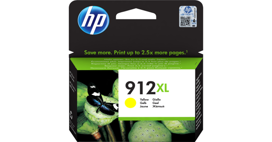 HP 912XL originele high-capacity gele inktcartridge