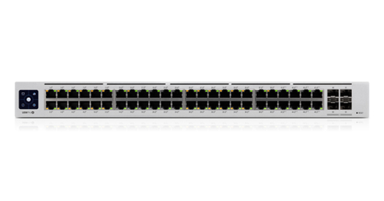 Ubiquiti UniFi Pro 48-Port PoE Managed L2/L3 Gigabit Ethernet (10/100/1000) Power over Ethernet (PoE) 1U Zilver