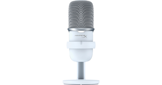 HP HyperX SoloCast - USB Microphone (White) Wit Microfoon voor spelcomputers