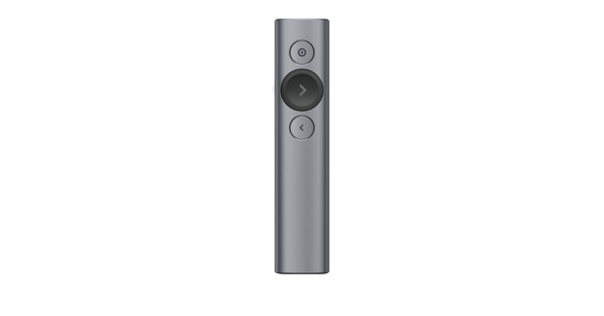 Logitech Spotlight Draadloze presenter Bluetooth/RF Grijs