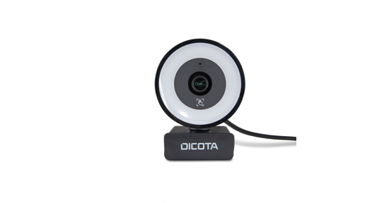 Dicota D32066 webcam 5 MP 2592 x 1944 Pixels USB 2.0 Zwart