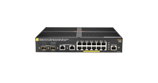 Hewlett Packerd Enterprise 2930F 12G PoE+ 2G/2SFP+ Managed L3 Gigabit Ethernet (10/100/1000) Power over Ethernet (PoE) 1U Zwart