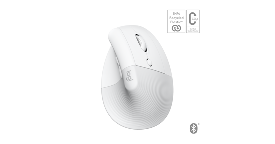 Logitech Lift for Mac muis Rechtshandig RF-draadloos + Bluetooth Optisch 4000 DPI