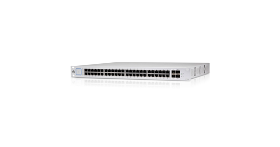 Ubiquiti UniFi US-48-500W Managed L2 Gigabit Ethernet (10/100/1000) Power over Ethernet (PoE) 1U Zilver