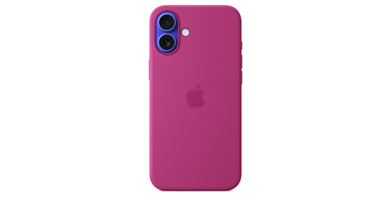 Apple Siliconenhoesje met MagSafe voor iPhone 16 Plus - Fuchsia